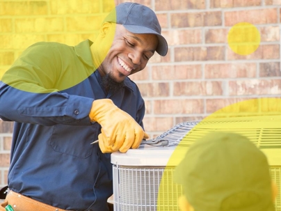 2 Techs working on AC